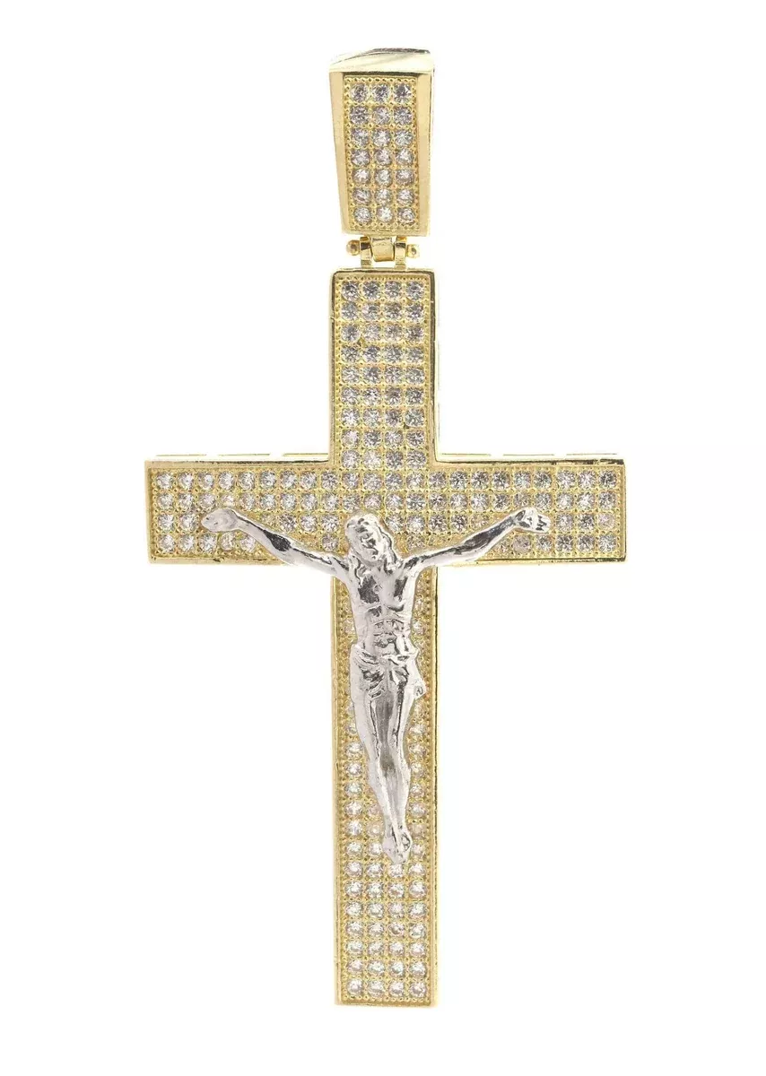 10K Gold Cross / Crucifix Pendant|7 Grams