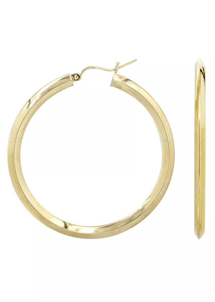 10K GoldHoop Earrings | Customizable Size