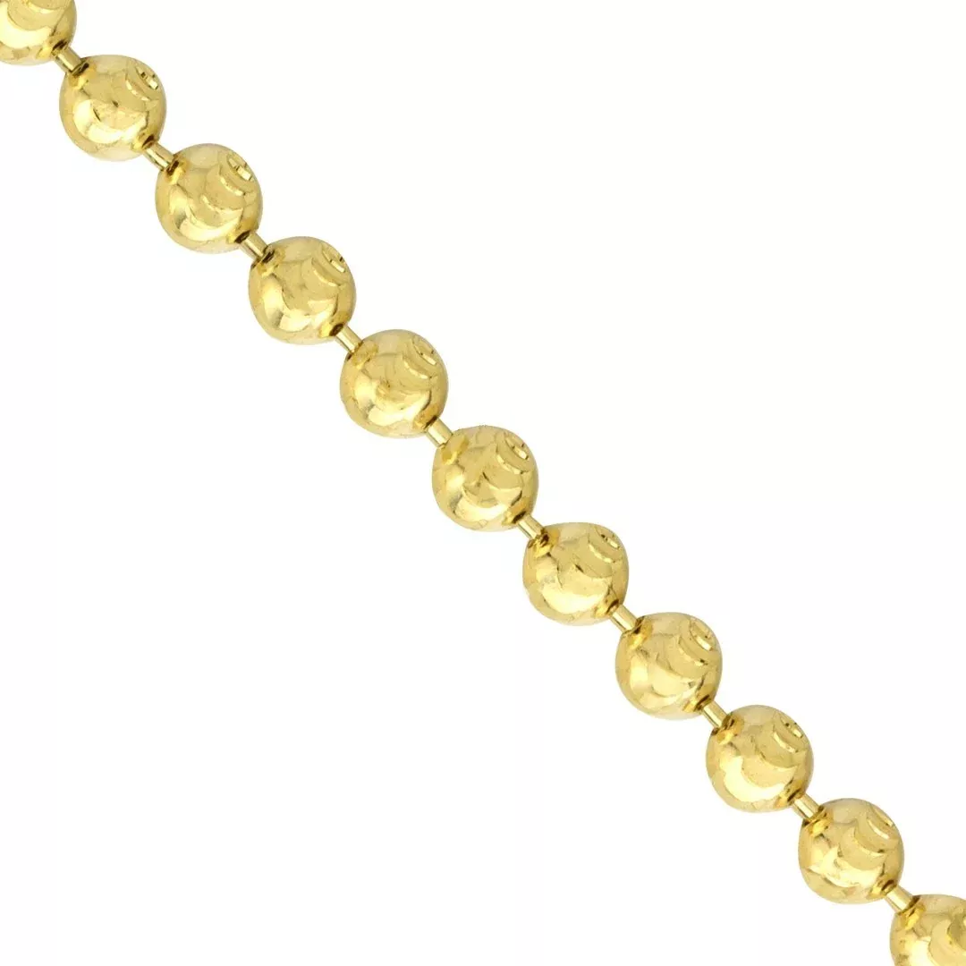 10k Yellow Gold Ball Chain 2 mm