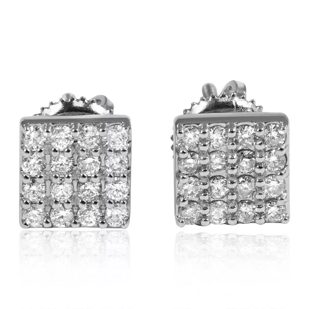 10k Yellow Gold Diamond Earring 0.40 CTW