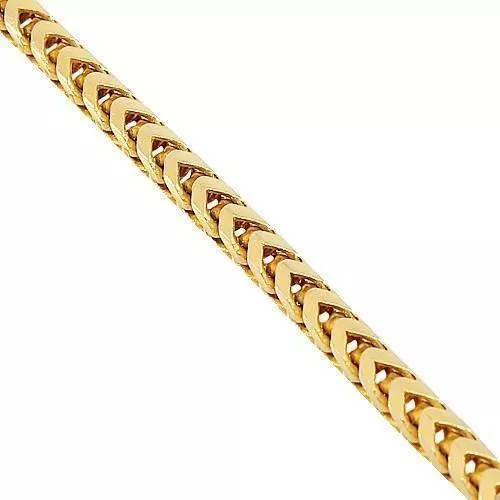 10k Yellow Gold Mens Franco Chain 4 mm