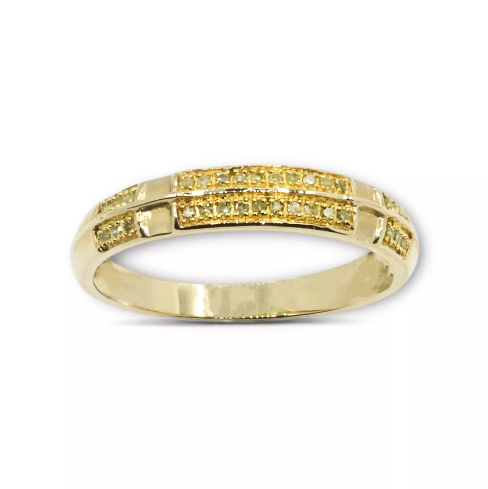 10k Yellow GoldYellow Diamond Ring 0.09 ctw
