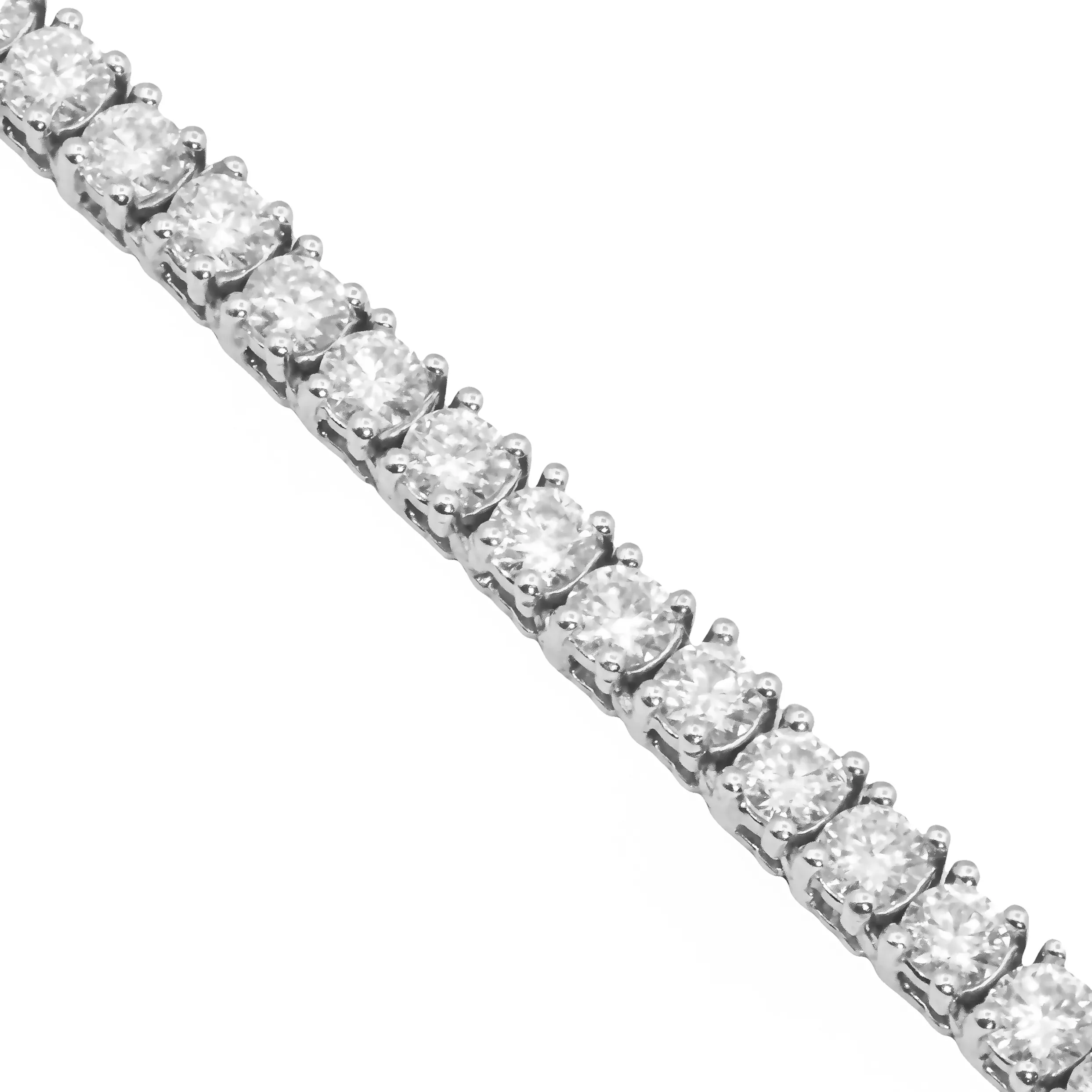 14k Gold Lab Diamond Tennis Chain 4.6 MM 41CTW