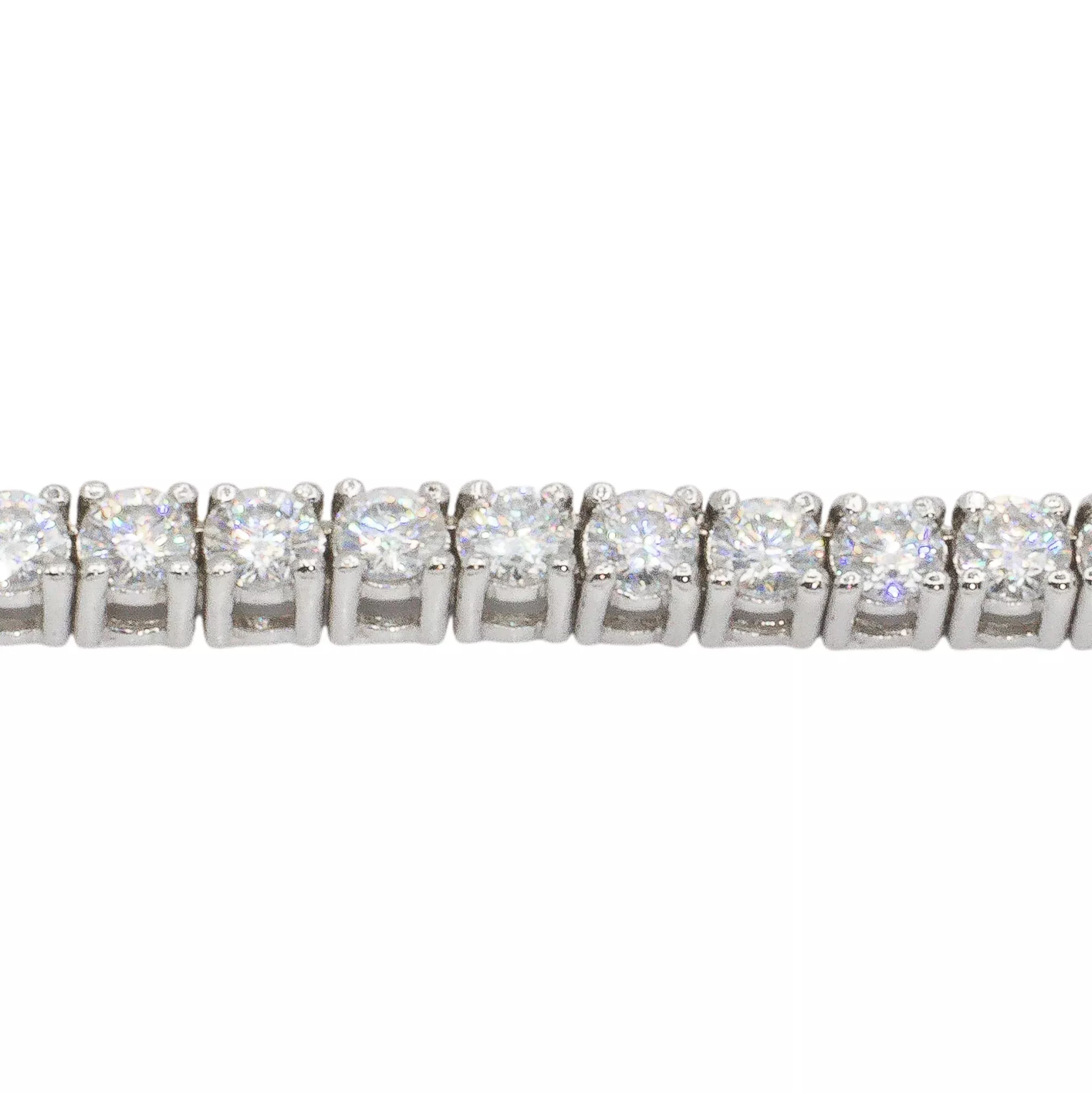14k Gold Lab Diamond Tennis Chain 4 MM 23.36 CTW