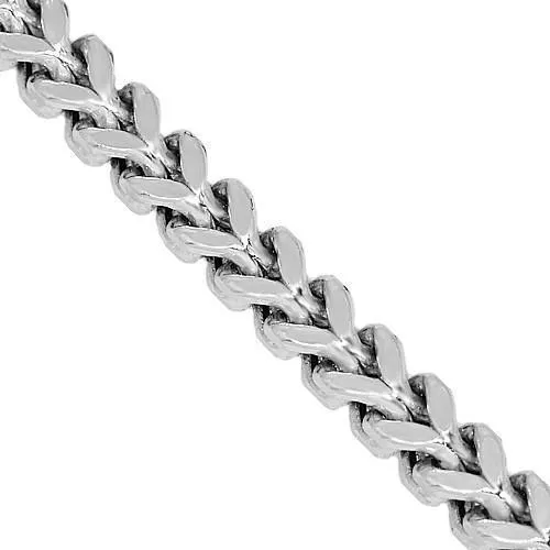 14k White Gold Franco Chain 4 mm
