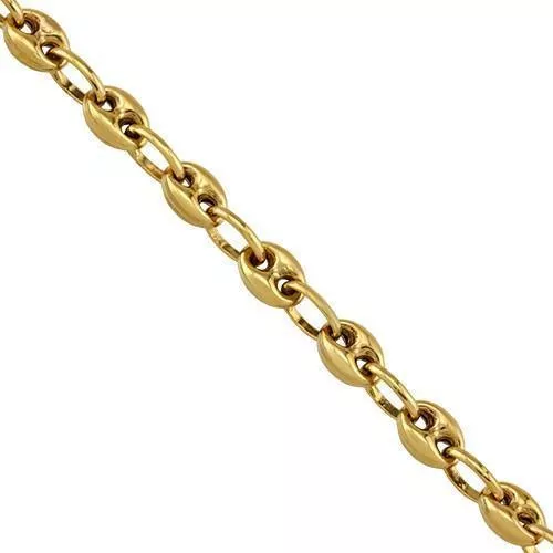 14k Yellow Gold Anchor Puffed Chain 5 mm