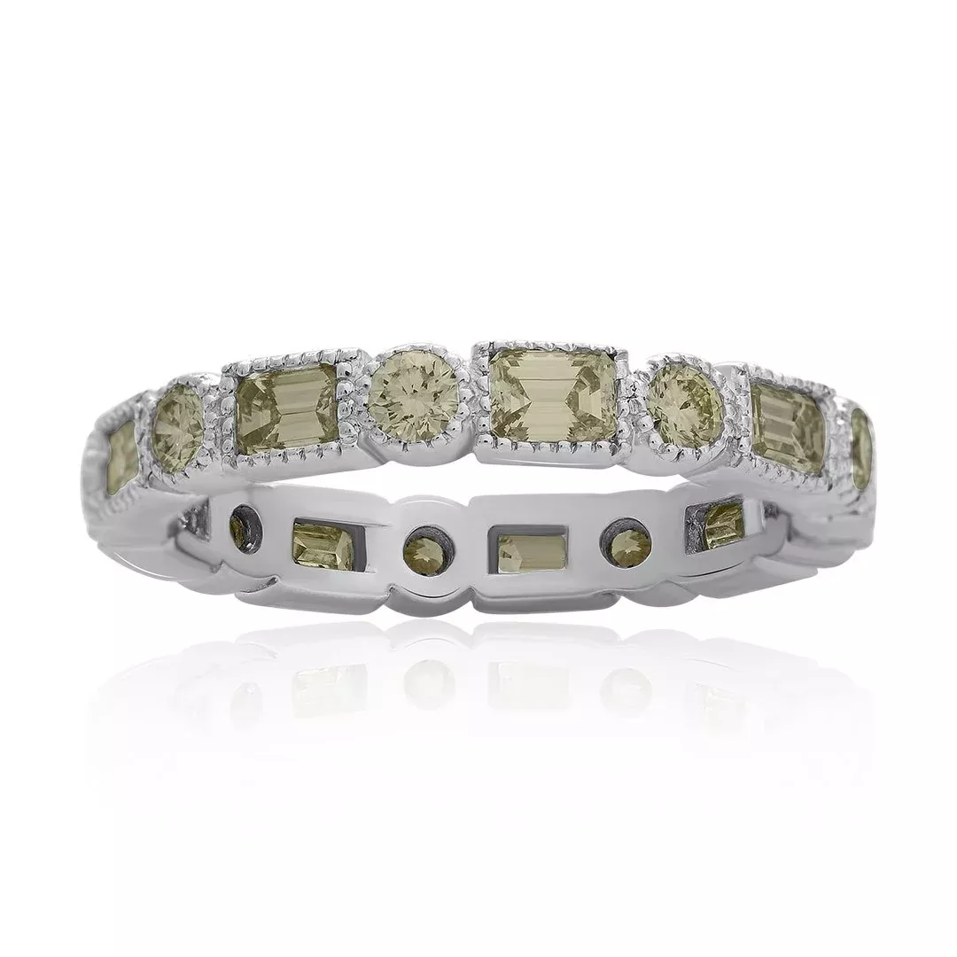 14k Yellow Gold Diamond Eternity Band 1.11 Ctw