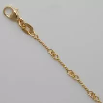 16-Inch 14K Yellow Gold Twist Chain 2.8mm