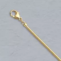 18-Inch 14K Yellow Gold Boa Snake 1.9mm