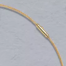 18-Inch 14K Yellow Gold Cablewire 1.8mm, Crocodile Clasp