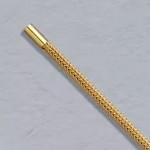 20-Inch 14K Yellow Gold Foxtailmesh 3.1mm, Bayonet Clasp