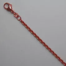 22-Inch 14K Rose Gold Round Cable 3.0mm Chain