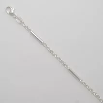 7-Inch Sterling Silver Trace Fantasy 2.3mm Bracelet