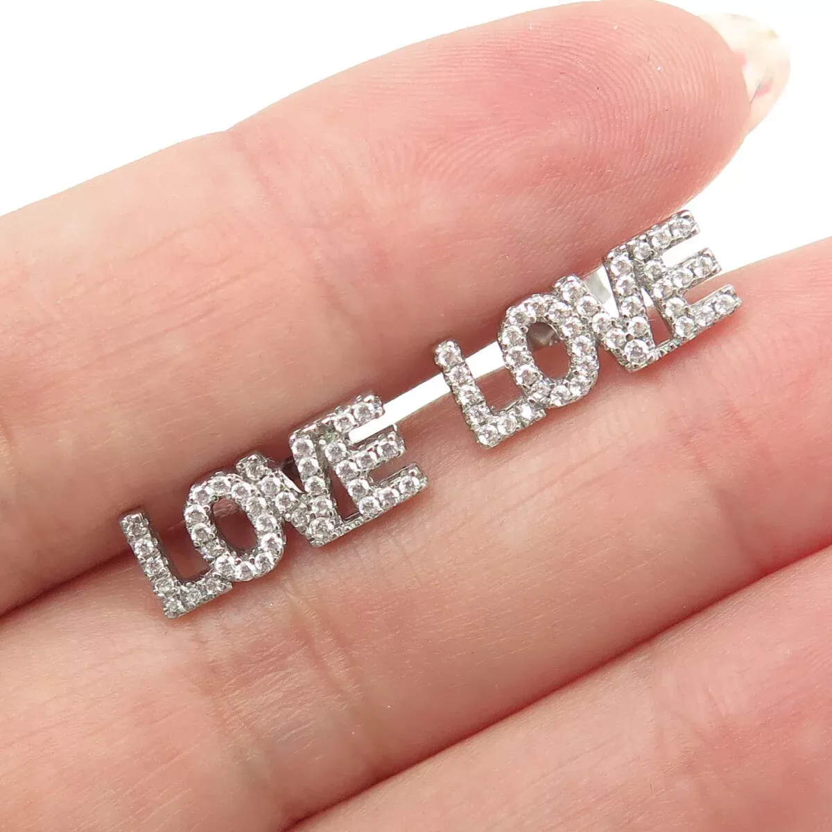925 Sterling Silver Round-Cut C Z