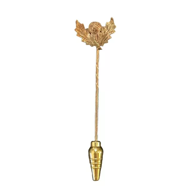 Antique Gold-Filled Leaf shaped Stickpin