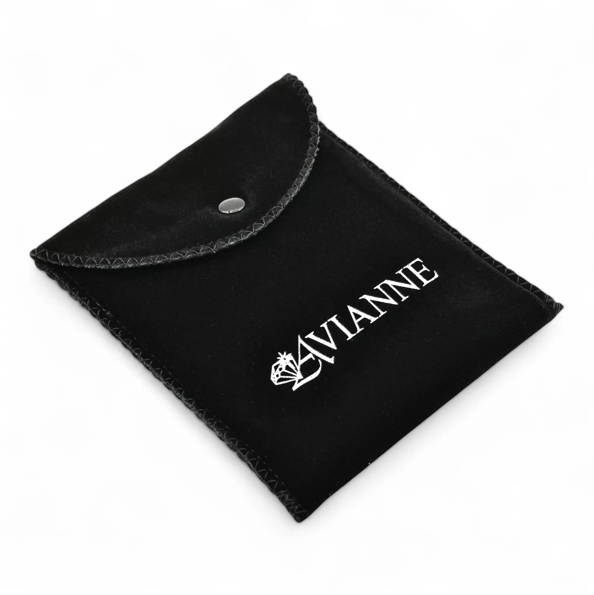 Black Avianne & Co. Single Jewelry Travel Pouch