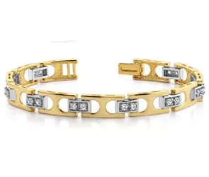 Buckle Link Bracelet 1.75 Carat Total Weight