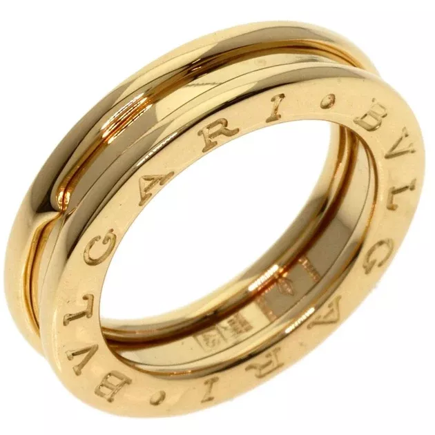 BVLGARI 18k Yellow Gold B.ZERO 1 One Band Ring