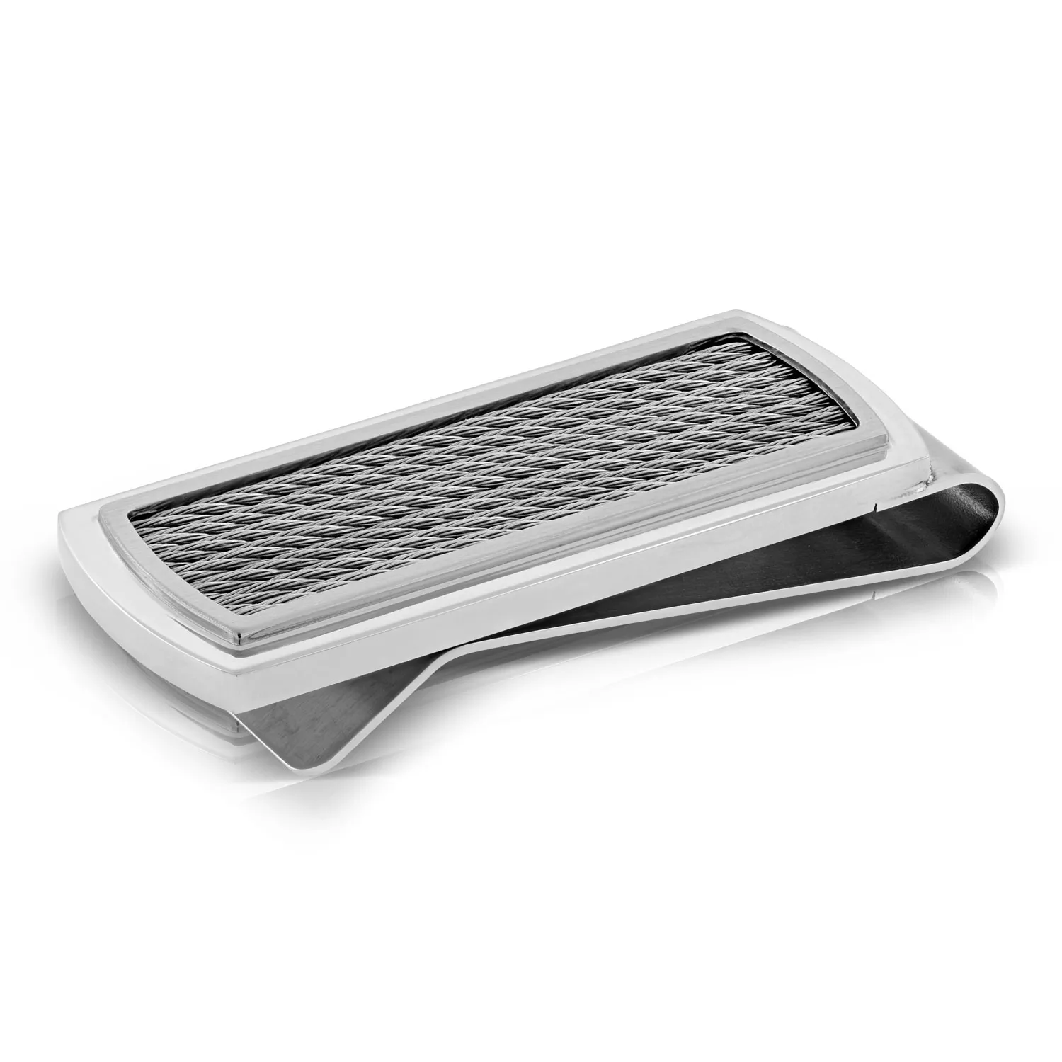 Cable Money Clip in Stainless Steel