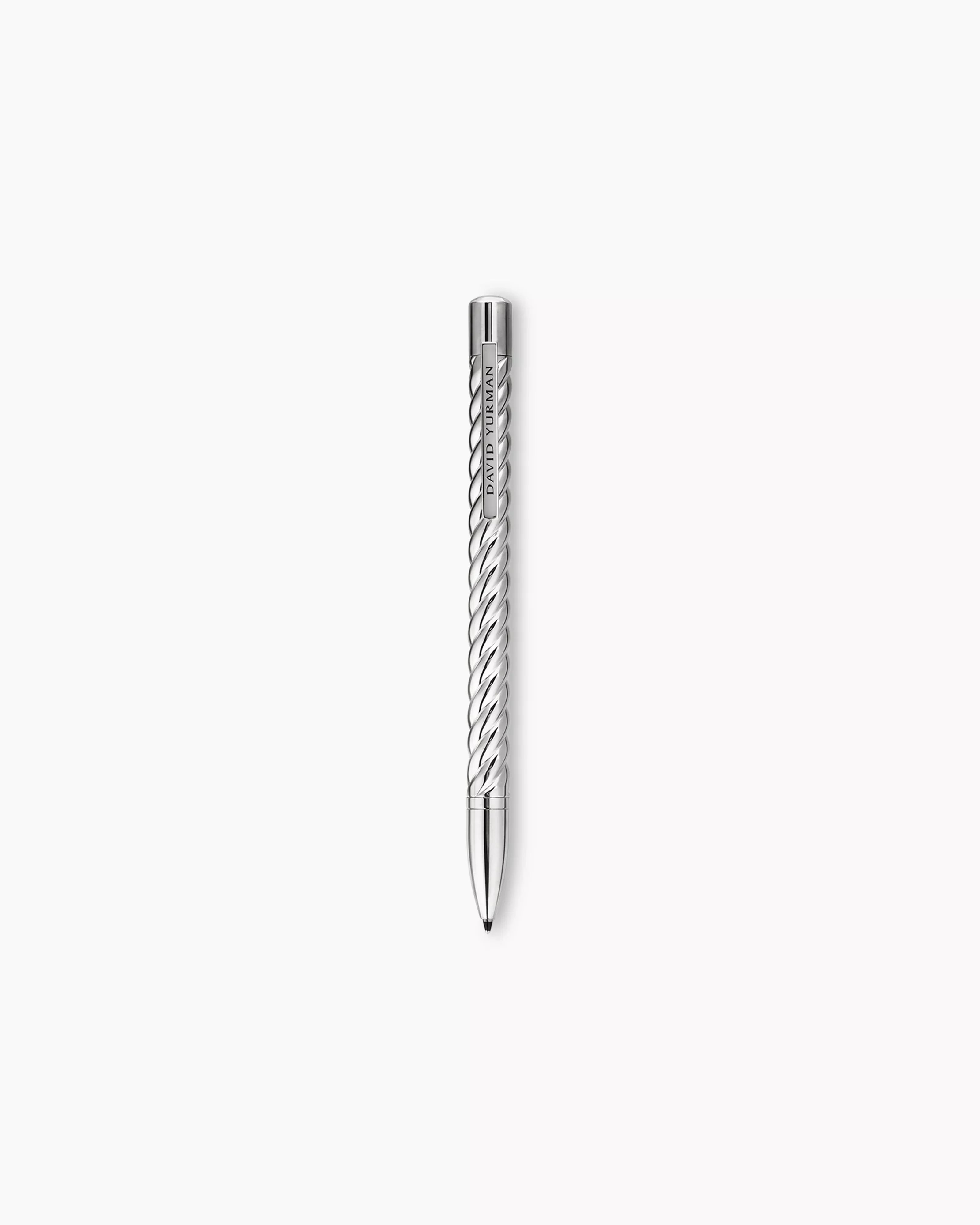 Cable Pen Sterling Silver with Brass