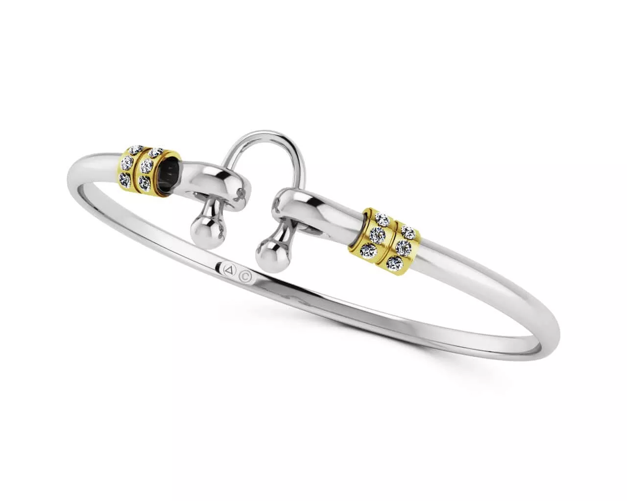 The Circle of Life Unity Bracelet Bangle 3 /8 Carat Total Weight