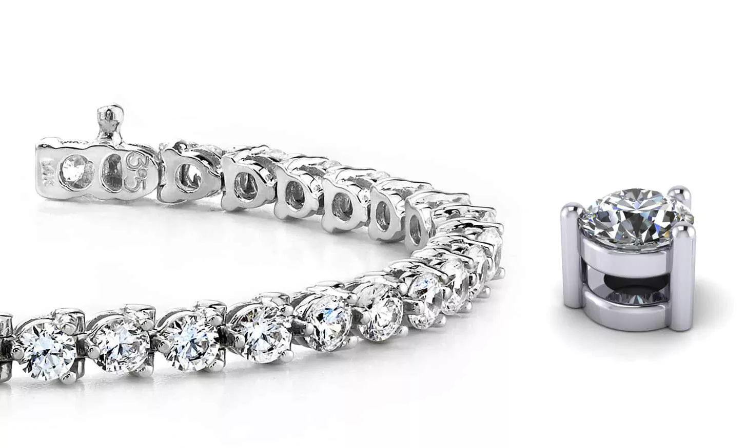 Classic 3-Prong Bracelet 2.16 Carat Total Weight