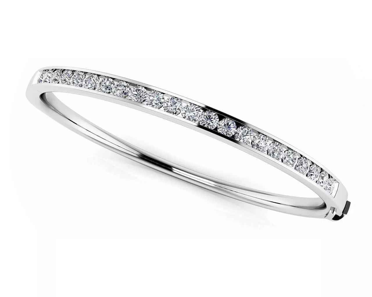 Classic Channel Set Bangle Bracelet 2.0 Carat Total Weight