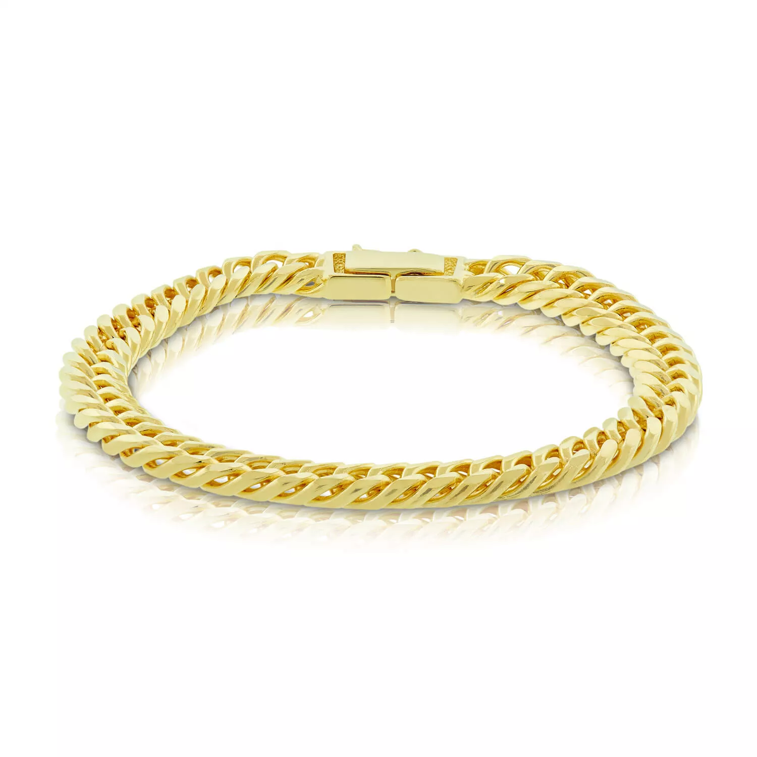 Curb Bracelet 14K