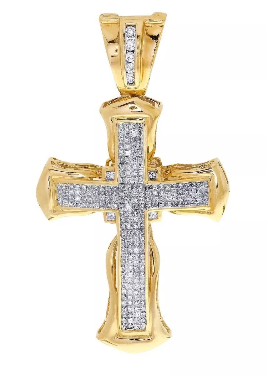 Diamond Cross Pendant| 4.48 Carats| 13.17 Grams