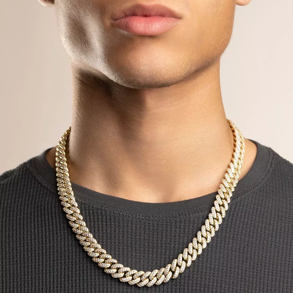 Diamond Cuban Link Chain 12mm