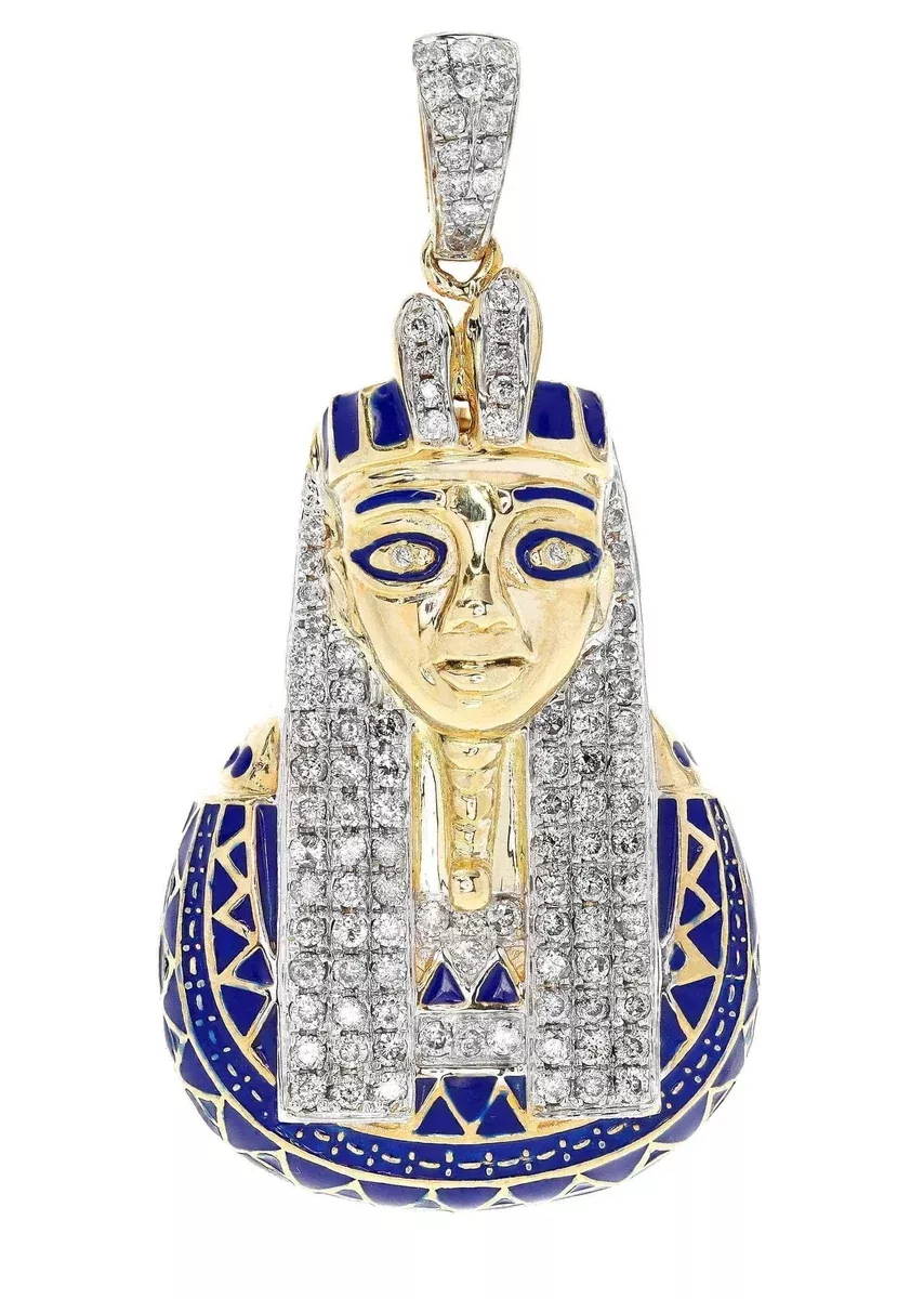 Diamond Pharaoh Piece | 13.69 Grams | 1.04 Carats