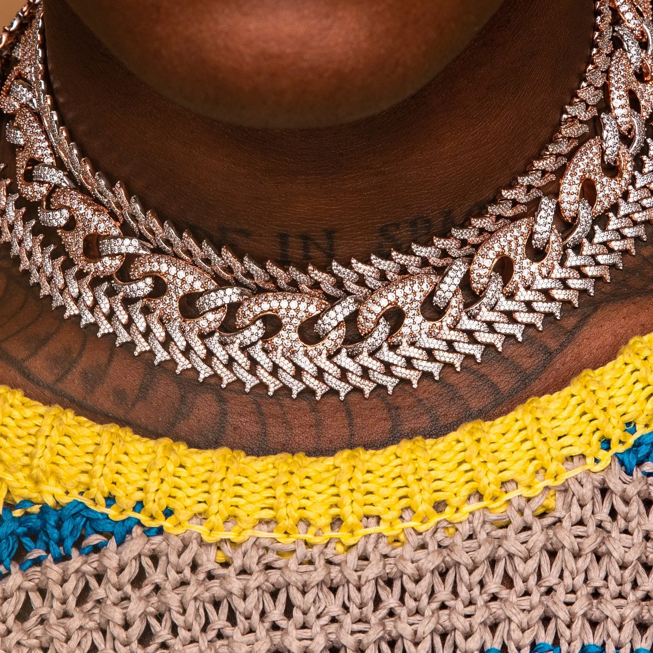 Diamond Puff Cuban Chain