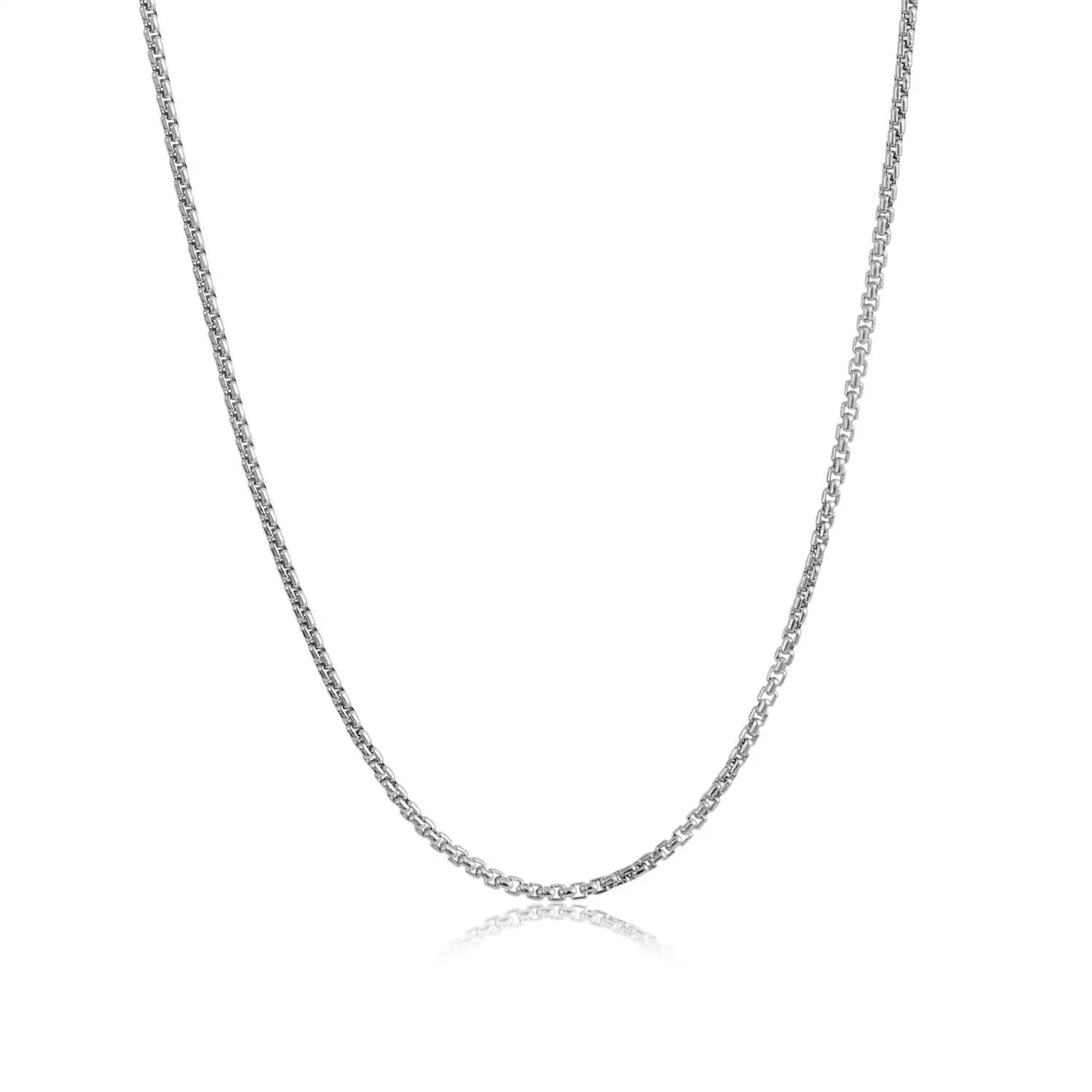 Hollow Round Box Chain 14K, 18"