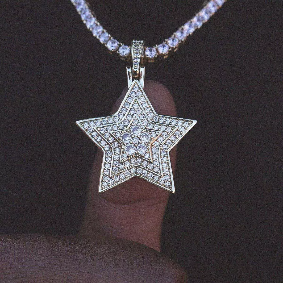 Layered Star Pendant