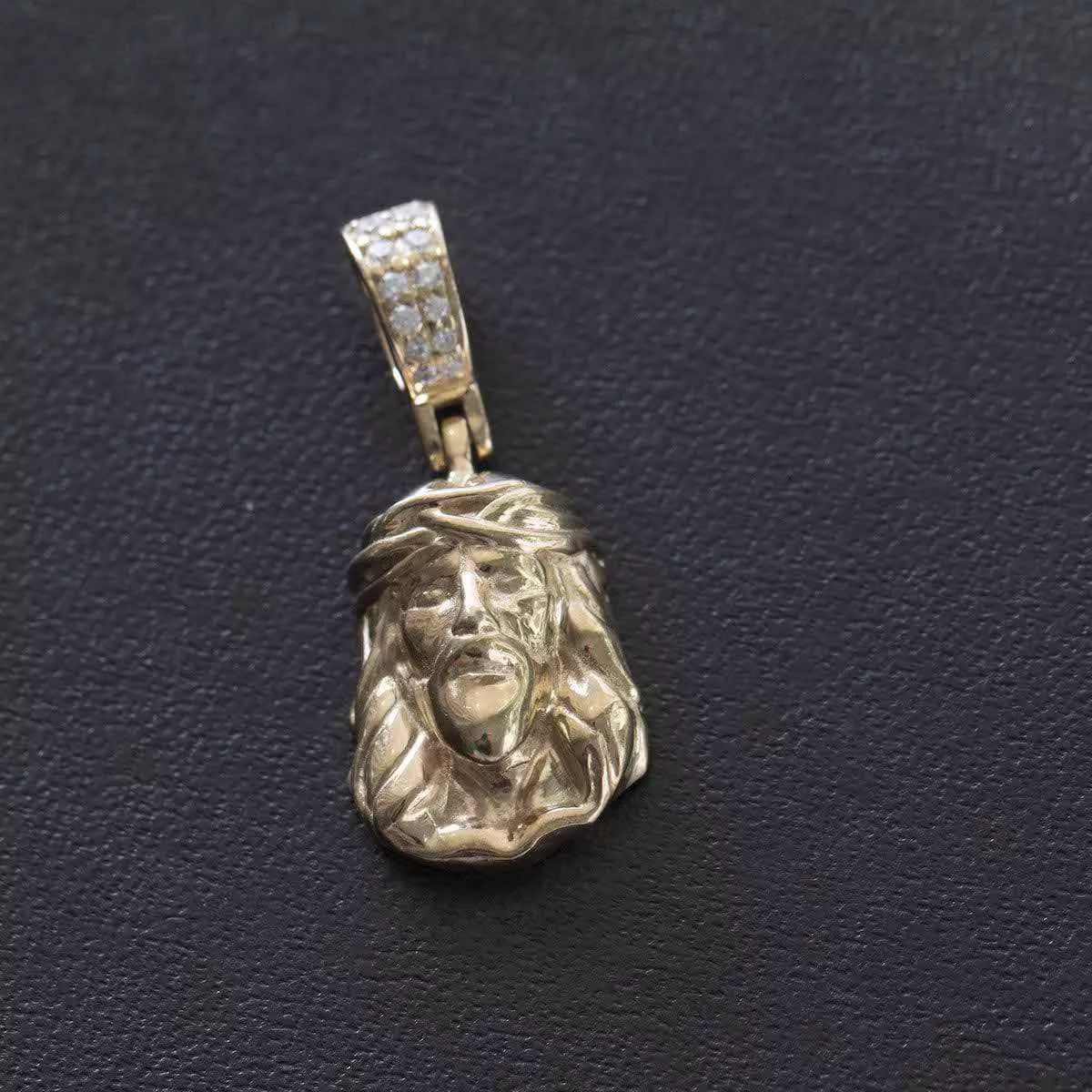 Micro Iced Jesus Pendant