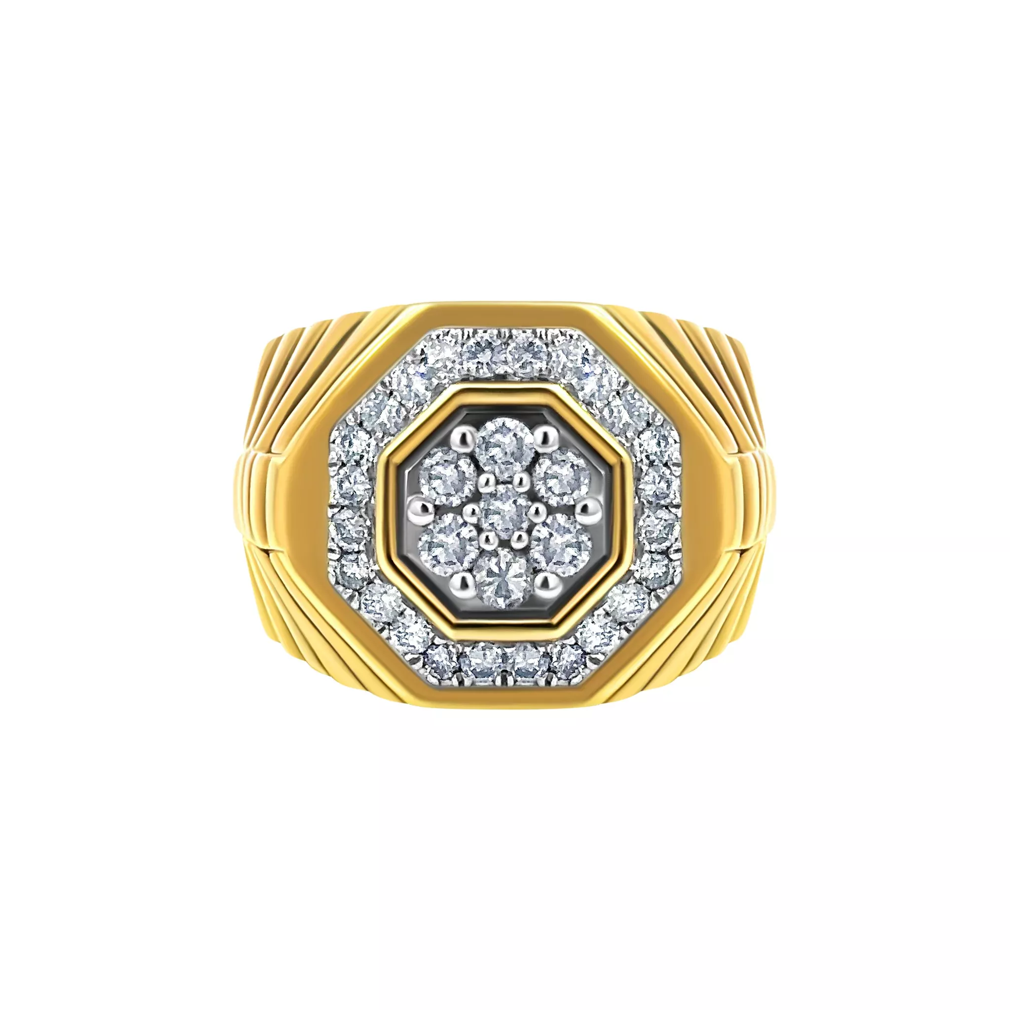 Octagon Diamond RIng