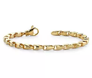 Open Teardrop Link Bracelet