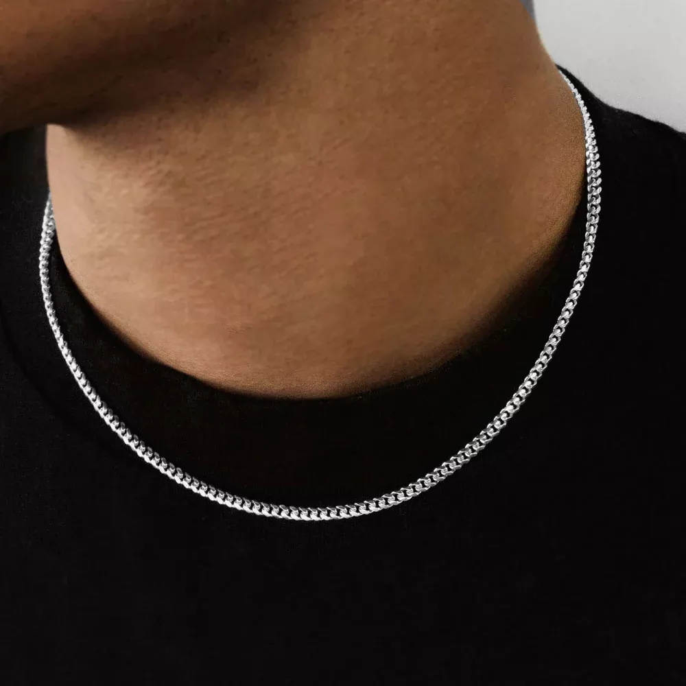 Silver Miami Cuban Link Chain 4mm