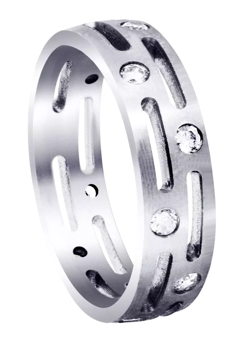 Unique Mens Wedding Band | 0.6 Carats (Lawson)