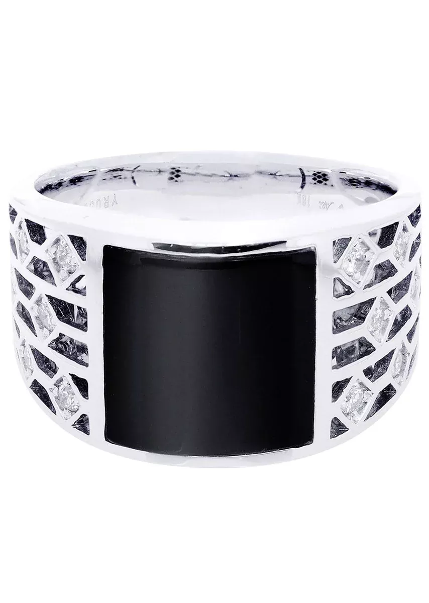 White Gold Pinky Diamond Ring| 0.29 Carats| 11.3 Grams