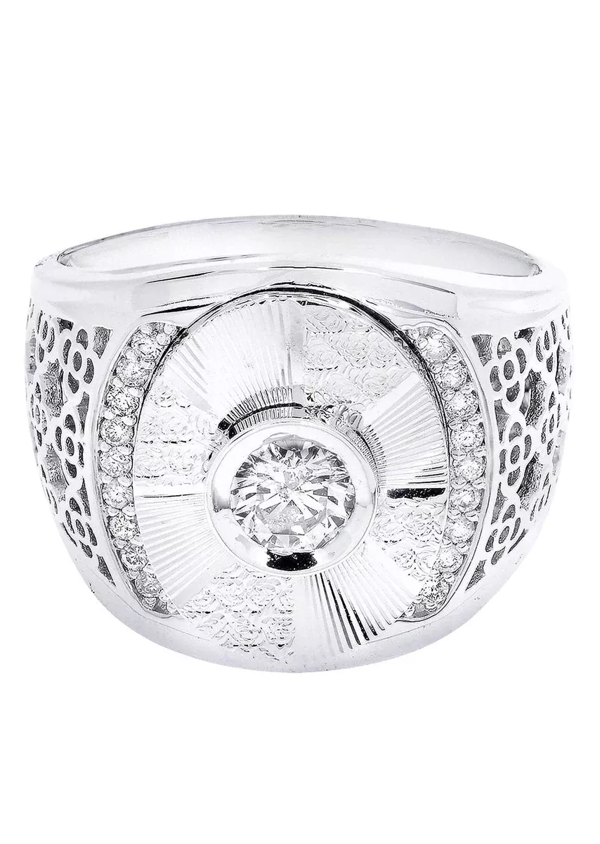 White Gold Pinky Diamond Ring| 0.68 Carats| 13.69 Grams