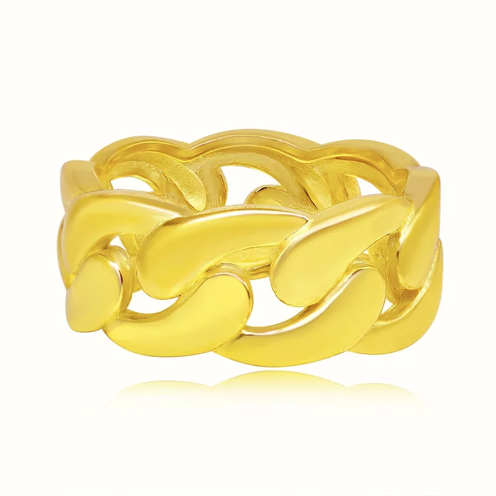 Women's Vermeil Cuban Ring
