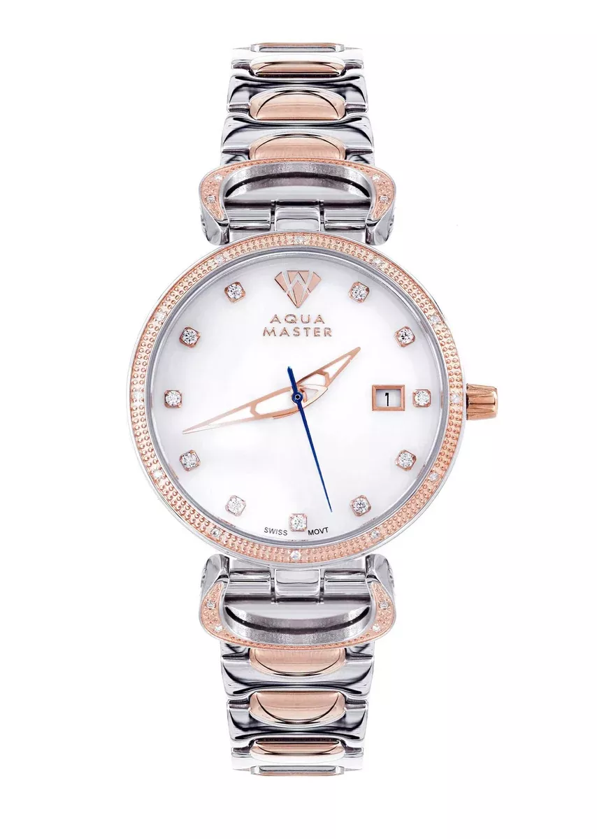 Womens Rose Gold Tone Diamond Watch | Appx 0.31 Carats