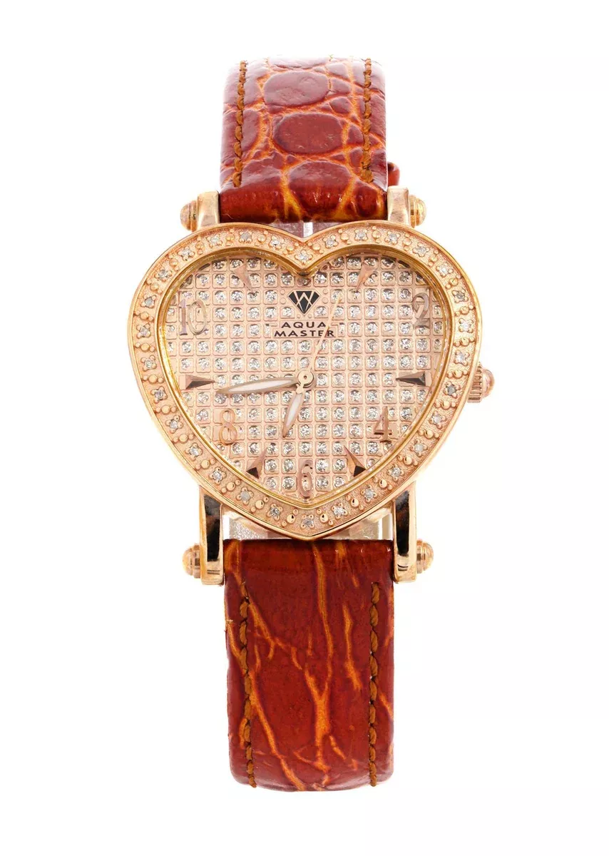 Womens Rose Gold Tone Diamond Watch | Appx 0.5 Carats