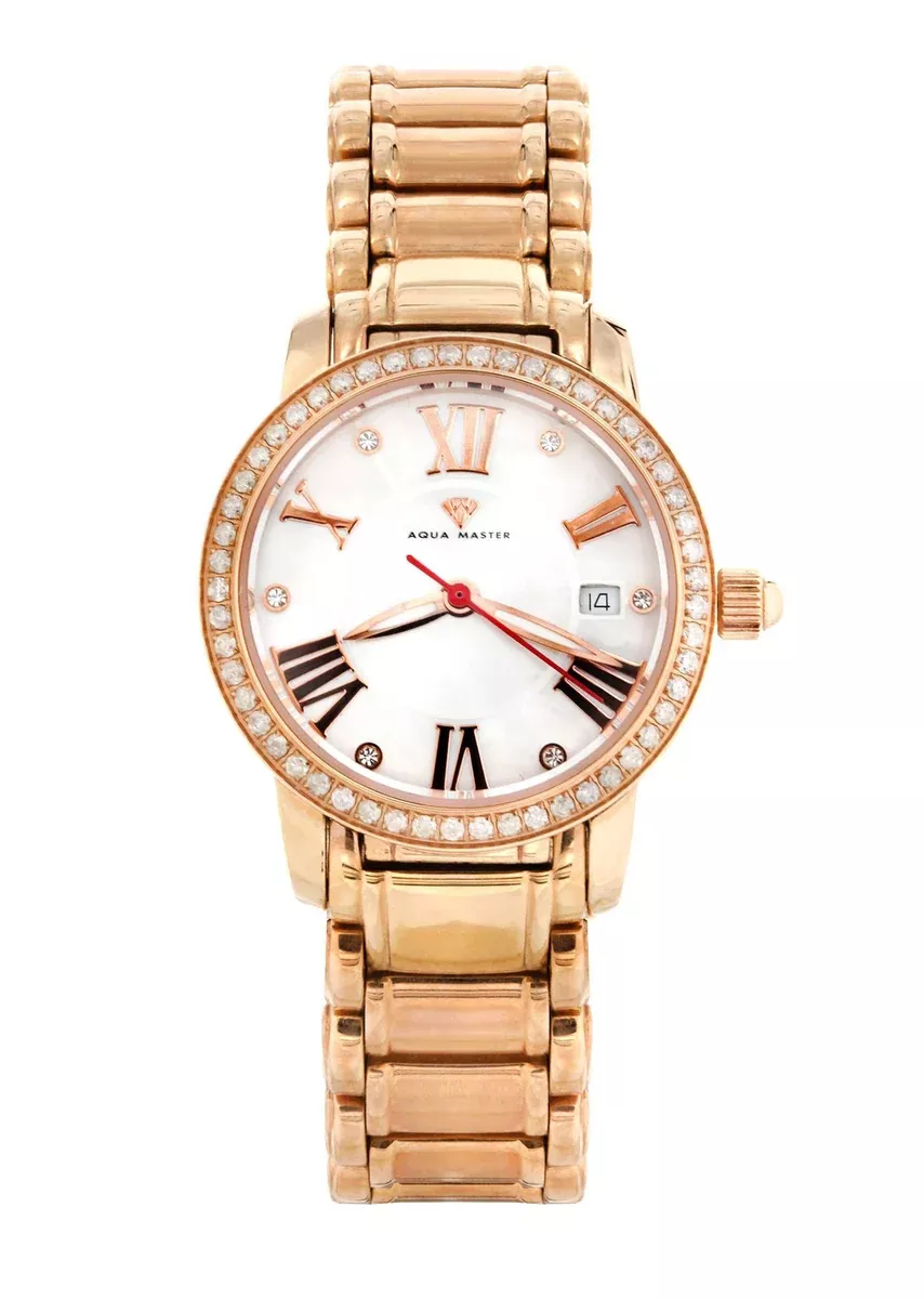 Womens Rose Gold Tone Diamond Watch | Appx 0.53 Carats