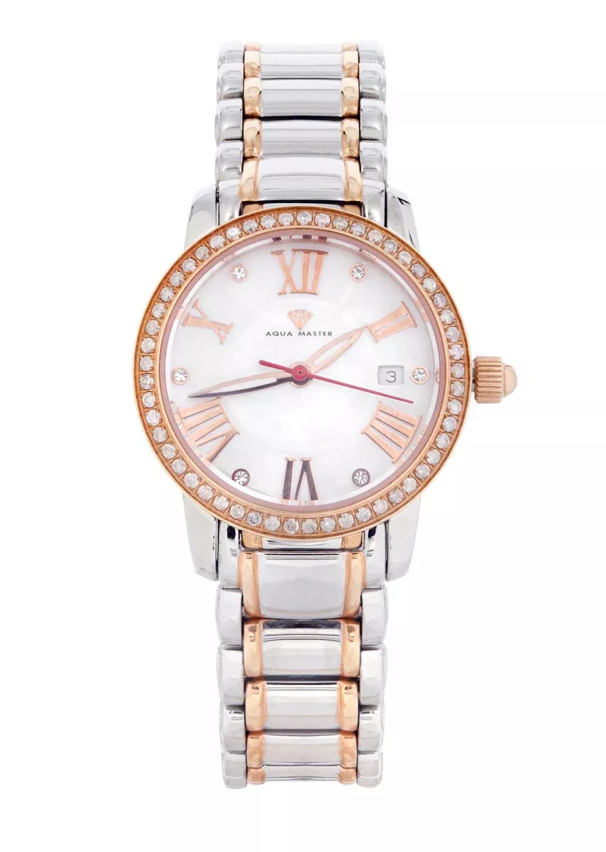 Womens Rose Gold Tone Diamond Watch | Appx 0.54 Carats