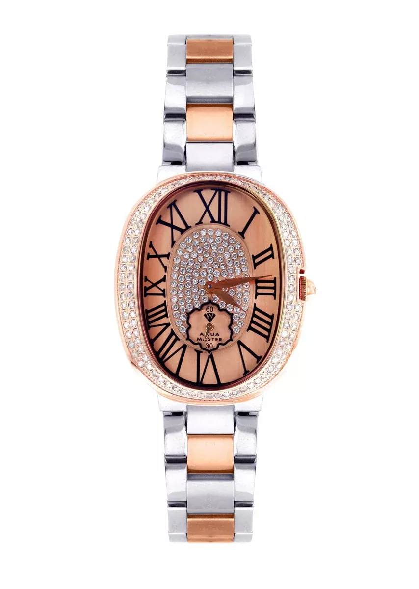Womens Rose Gold Tone Diamond Watch | Appx 0.87 Carats