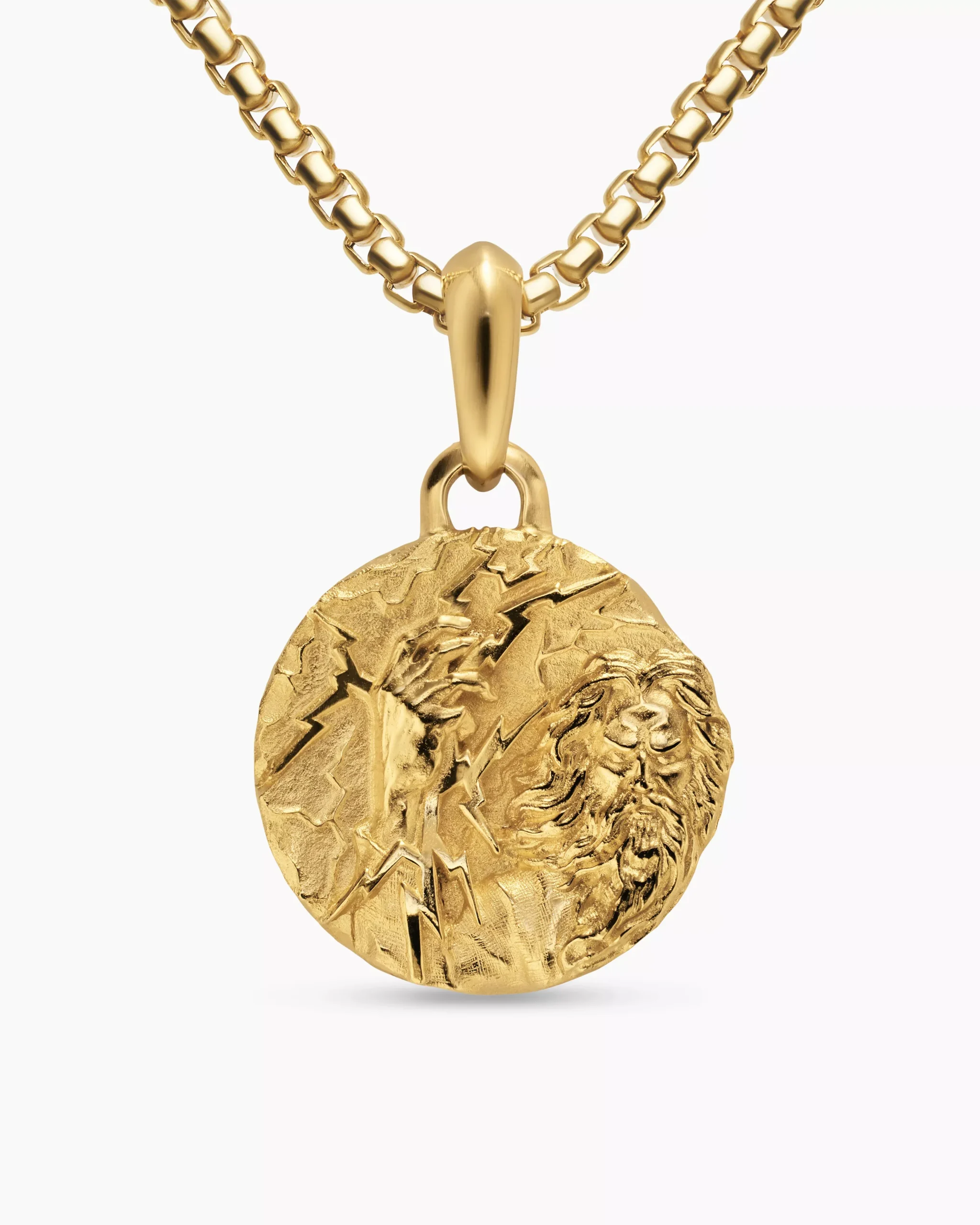 Zeus Amulet 18K Yellow Gold, 24mm